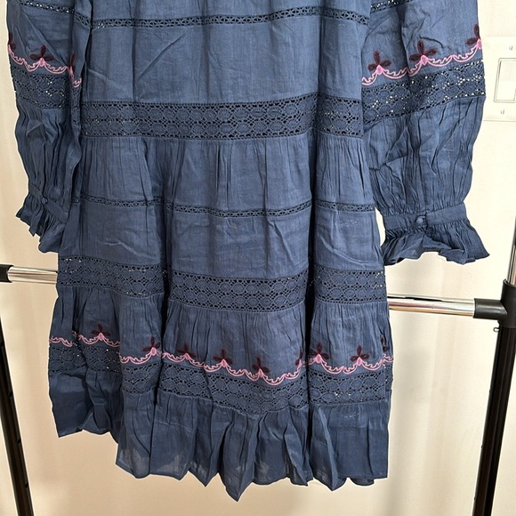 Johnny Was Linen Reina Mini Dress - Picture 10 of 13